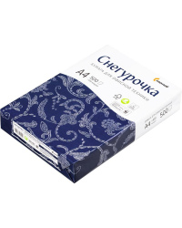 Бумага для офисной техники Снегурочка А4, марка C, 80 г/кв.м, 500 листов